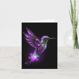 Jewel Hummingbird - Amethyst Kort