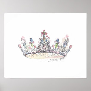 Jewel Krona av Heather Fransk Henry Poster