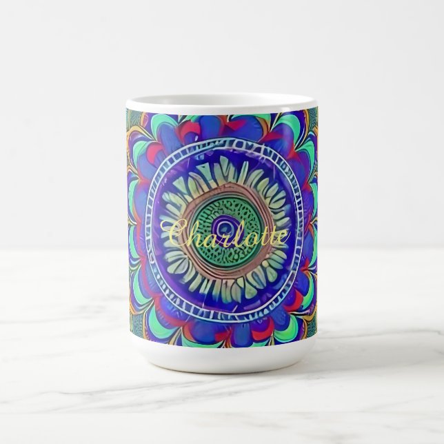 Jewel Mandala Mandala Coffee Mugg (Center)