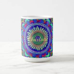 Jewel Mandala Mandala Coffee Mugg