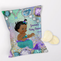 Jewel Mermaid Baby Shower Chipspåse Omslag