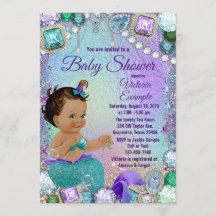 Jewel Mermaid Etnisk Mermaid Baby Shower