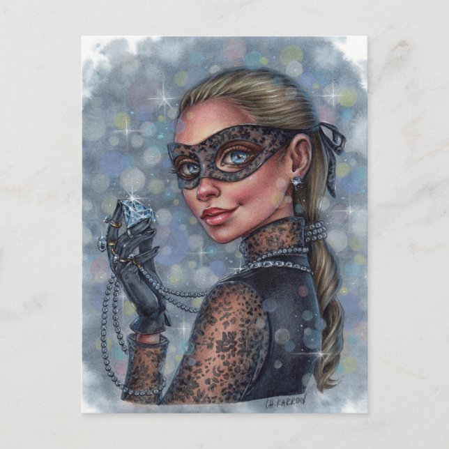 Jewel Thief Postcard Vykort (Framsida)