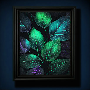 Jewel Tone Lövs Poster