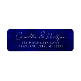 Jewel Tone Romantik | Sapphire | Returadress Returadress Etikett