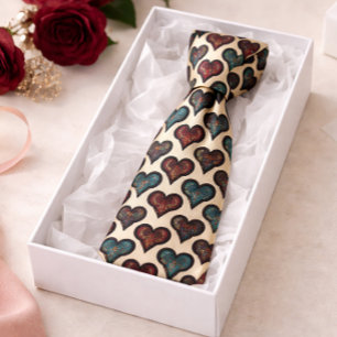 Jewel Toned Hearts Slips
