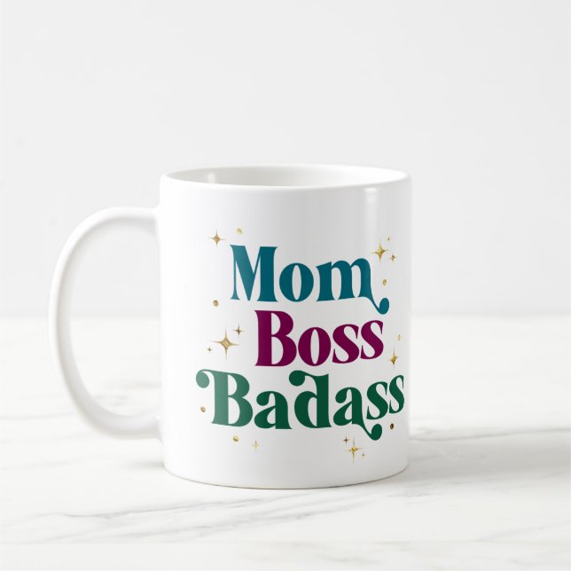 Jewel Toned Single Mamma Entrepreneur Mugg (Vänster)