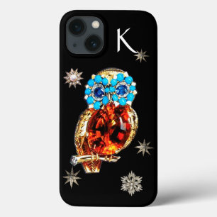 JEWEL UGGLA,DIAMOND STARS,Guld,Blåturkos,Topaz