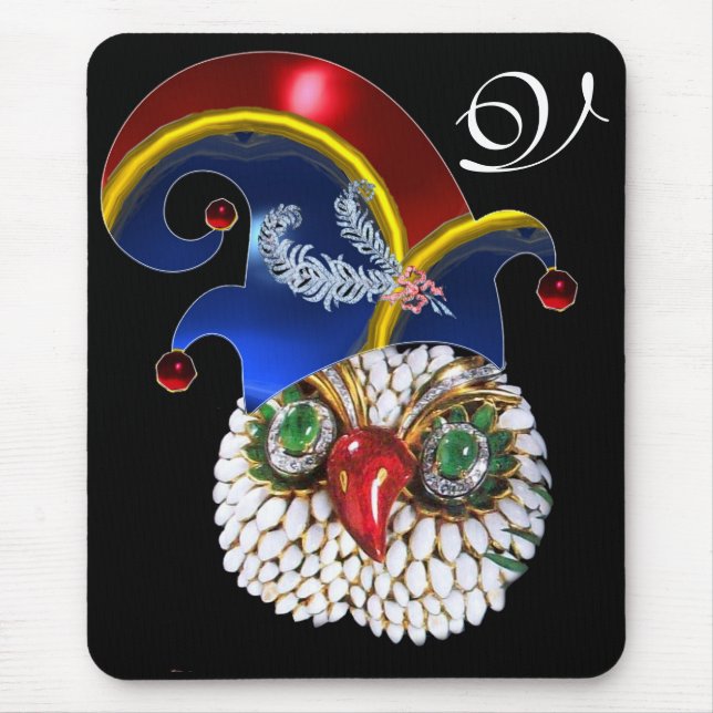 JEWEL UGGLA , ELF HAT MED DIAMOND FEATHERS MONOGRA MUSMATTA (Framsidan)