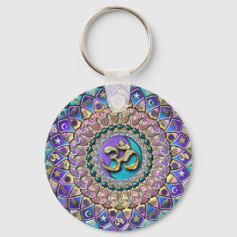Jeweled Astrosymbolilogy Mandala Keychain Nyckelring