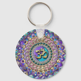 Jeweled Astrosymbolilogy Mandala Keychain Nyckelring