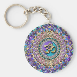 Jeweled Astrosymbolilogy Mandala Keychain Nyckelring