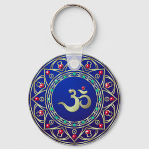 Jeweled Blue Om Nyckelring