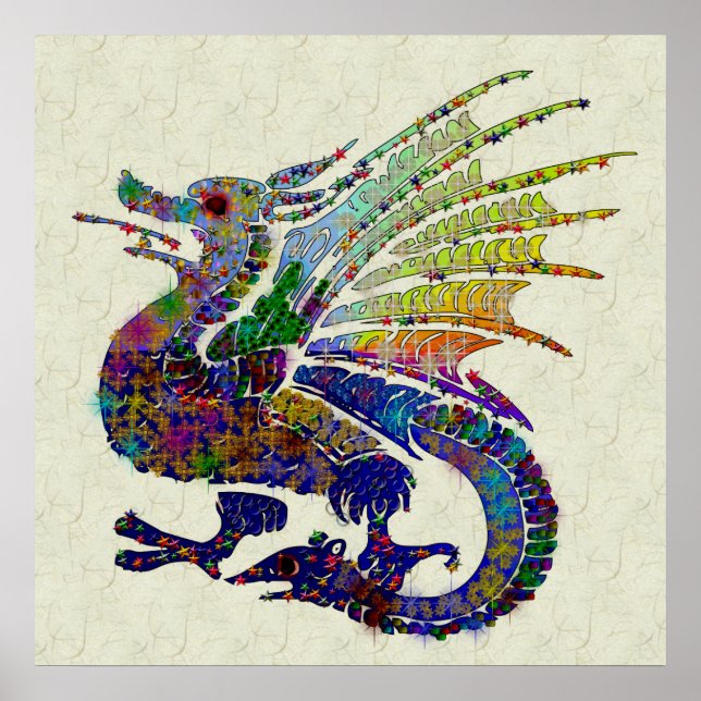 Jeweled Dragon Poster (Framsidan)