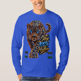 Jeweled Leopard 100% Positive T Shirt