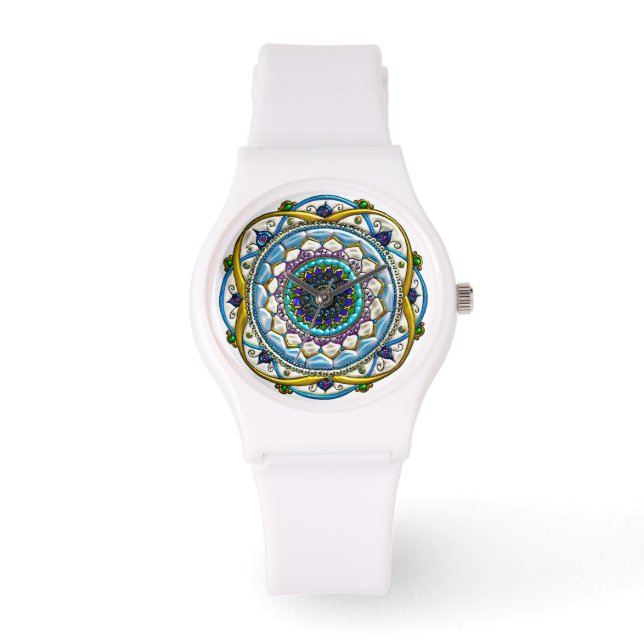 Jeweled Mandala (v1) Armbandsur (Framsida)