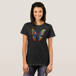 Jeweled Mosaic Butterfly Tshirt T Shirt