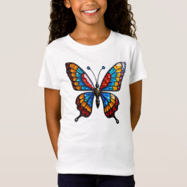 Jeweled Mosaic Butterfly Tshirt T Shirt