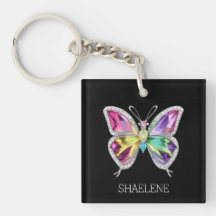 Jeweled Rainbow Crystal Butterfly