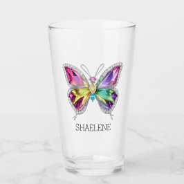 Jeweled Rainbow Crystal Butterfly Glaskopp