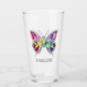 Jeweled Rainbow Crystal Butterfly Glaskopp