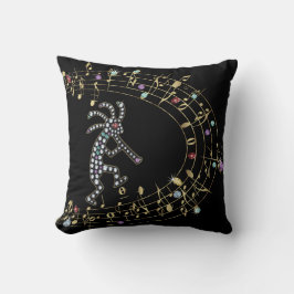 Jeweled Rhinestone Kokopelli Dekorativ kudde