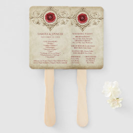 Jeweled Ro | Vintage Grunge Crimson Red Program