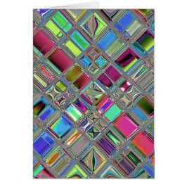 Jewelee modern mosaisk konst hälsningskort
