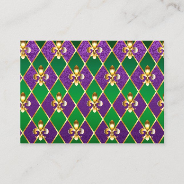 Jewelry Background Mardi Gras (Framsida)