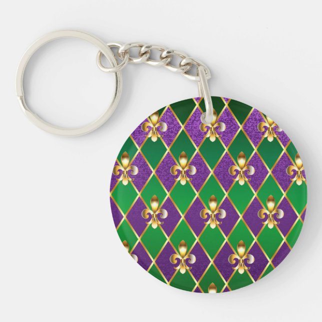 Jewelry Background Mardi Gras (Framsidan)