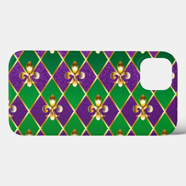 Jewelry Background Mardi Gras (Baksida (horisontell))