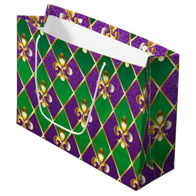 Jewelry Background Mardi Gras (Framsidan Vinklad)