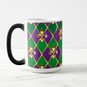 Jewelry Background Mardi Gras Magisk Mugg