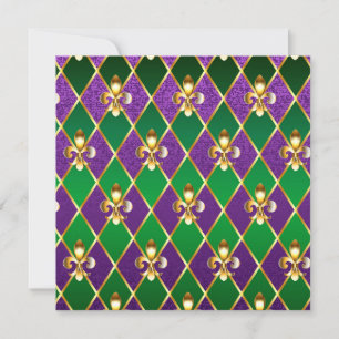 Jewelry Background Mardi Gras Meddelande