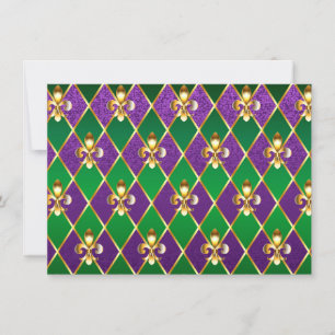 Jewelry Background Mardi Gras Tack Kort