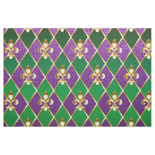 Jewelry Background Mardi Gras Tyg