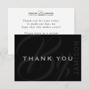 JEWELRY BY Personal Namn Brand Business Silver Bla Tack Kort