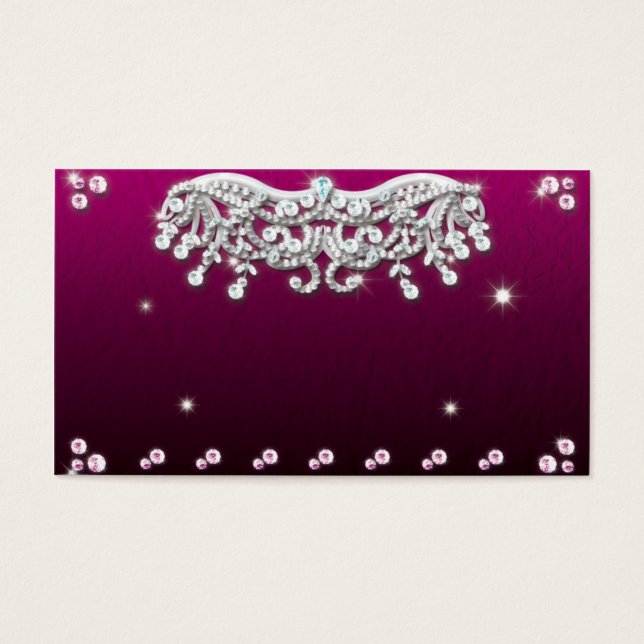 Jewelry crown visitkort (Framsidan)