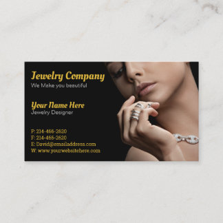 Jewelry Designer /Seller Affärskort Visitkort