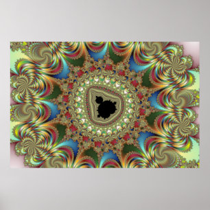 Jewelry Fractal Poster