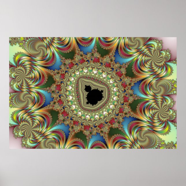 Jewelry Fractal Poster (Framsidan)
