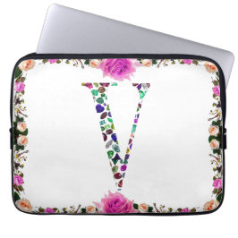 Jewelry Gemstones Monogram Brev V Laptop Fodral