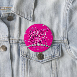 Jewelry Glitter Bling Queen Rosa Knapp
