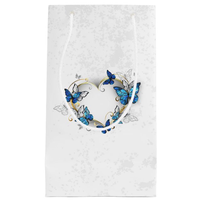 Jewelry Heart med Butterflies Morpho (Framsidan)