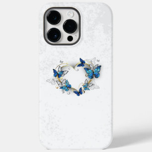 Jewelry Heart med Butterflies Morpho