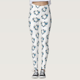 Jewelry Heart med Butterflies Morpho Leggings