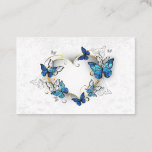 Jewelry Heart med Butterflies Morpho Rabattkort