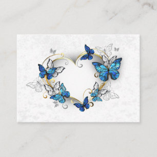 Jewelry Heart med Butterflies Morpho Rabattkort