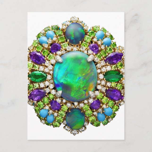 Jewelry Mandala Vykort (Framsida)