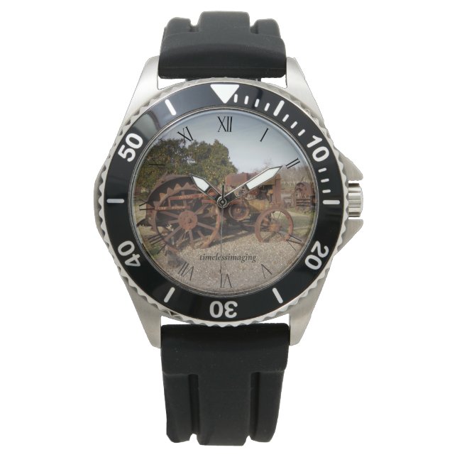 Jewelry, Men's Watches, Style rubber watchband.  Armbandsur (Framsida)